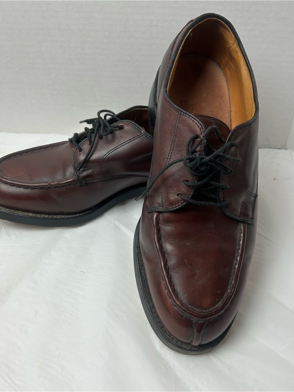 Allen Edmonds Bradley Split Toe Brown Leather Oxford Dress Shoes Men 7 EEE